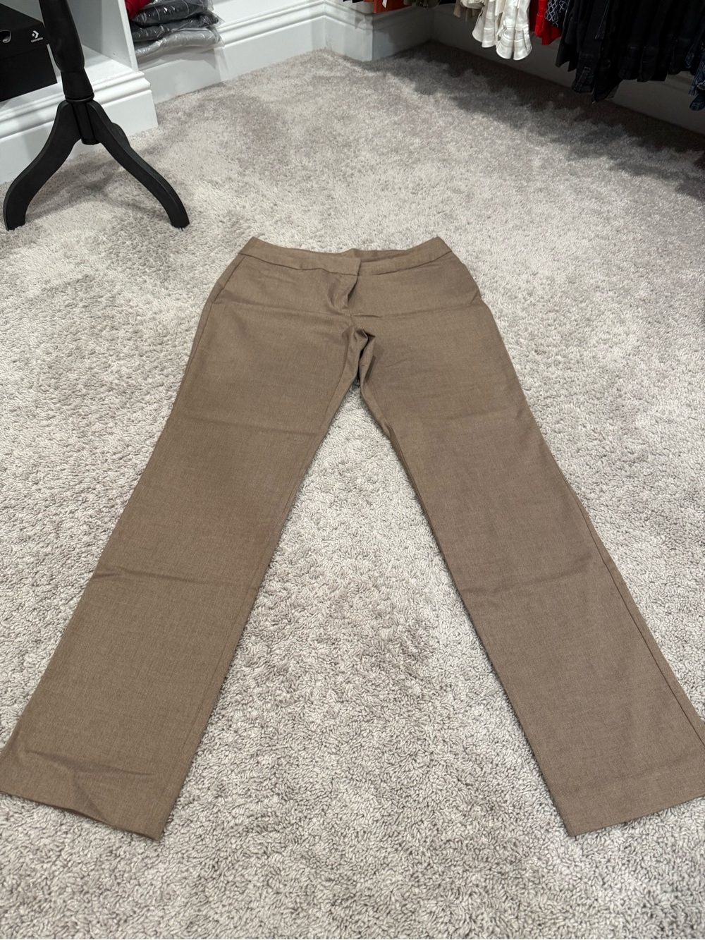 Worthington Brown Straight-Leg Trousers
